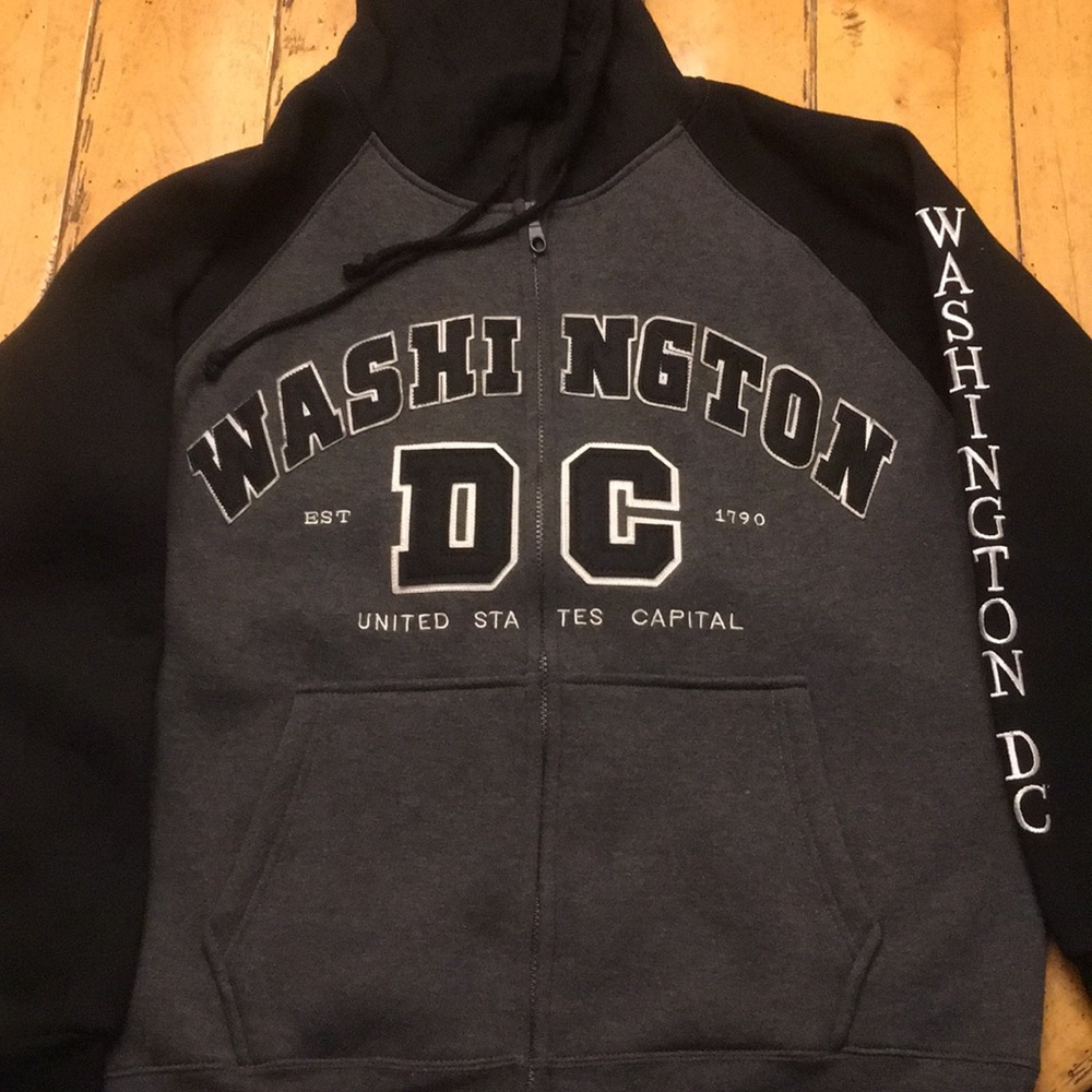 WASH DC 2-toned Hoodie - Men’s Large